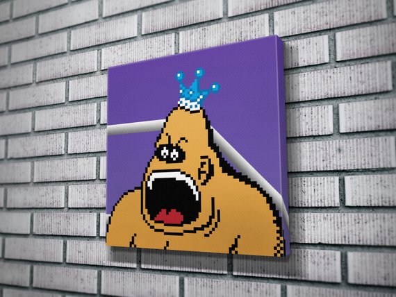 PalmersPixels's tweet image. On the eighth day of Christmas, my true love game to me: a TKO on Hippo that no one could forsee!  For today only, our Punch Out Canvas Prints are 15% off with free shipping! #retrogaming #gamersunite #pixelart