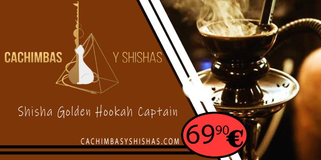 Cachimbas y Shishas = Ofertas de infartos ¿No te lo crees? Pues aquí te traemos la #cachimba Shisha Golden Hookah Captain por tan solo 69,90€ en diferentes colores. Más info y comprar cachimbasyshishas.es/es/2457-shisha… ¡Stock limitado, CORRE! COMPARTE.