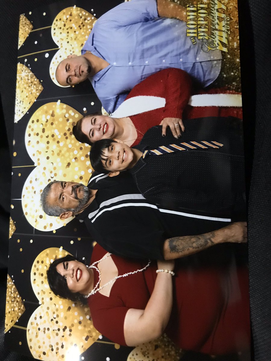 Great night at the 0522 Home Depot Christmas Party.  With my family.