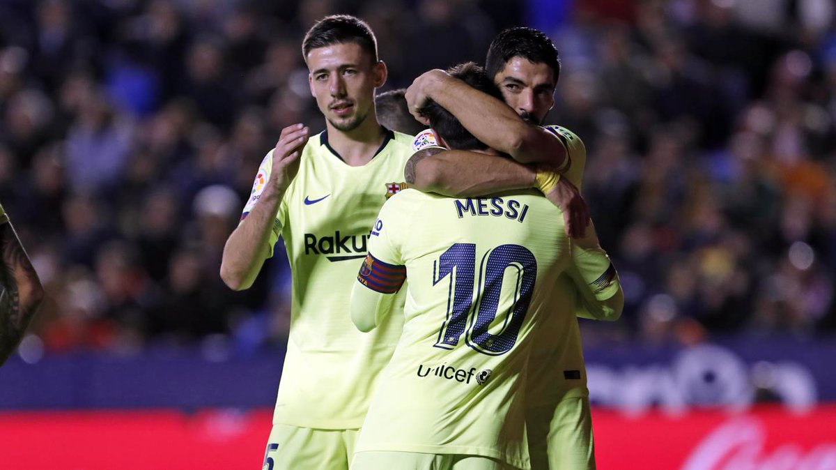 Leo #Messi 14 ⚽
@LuisSuarez9 11⚽
La Liga'da sadece 3⃣ takım (Sevilla, Celta Vigo ve Levante) onlardan (25) daha fazla gol atabildi! 😱
Listede bazı kulüpler unutulmuş mu? 🤔😉