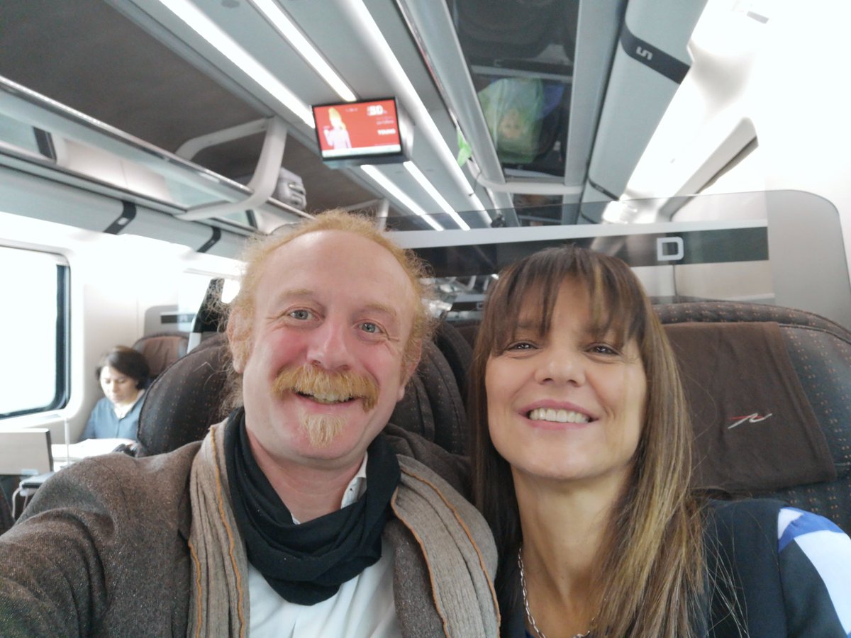hugowiz's tweet photo. With President @iiba_italy reaching Naples for #BANG2018
#businessanalysis #businessmodel https://t.co/s0b0QB6SfF