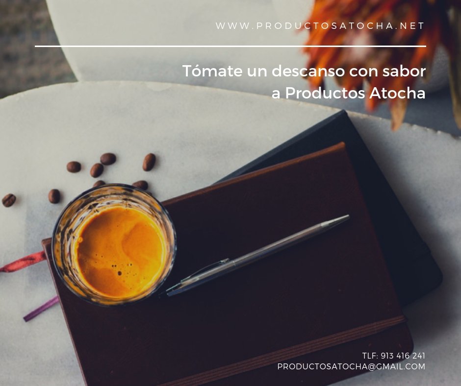 ProductosAtocha's tweet photo. Tómate un descanso con sabor a @ProductosAtocha 😋☕
https://t.co/XFwAyuCSvl
#FelizDomingo #Madrid #Leganés #pasteleria https://t.co/4L4S0eogjQ