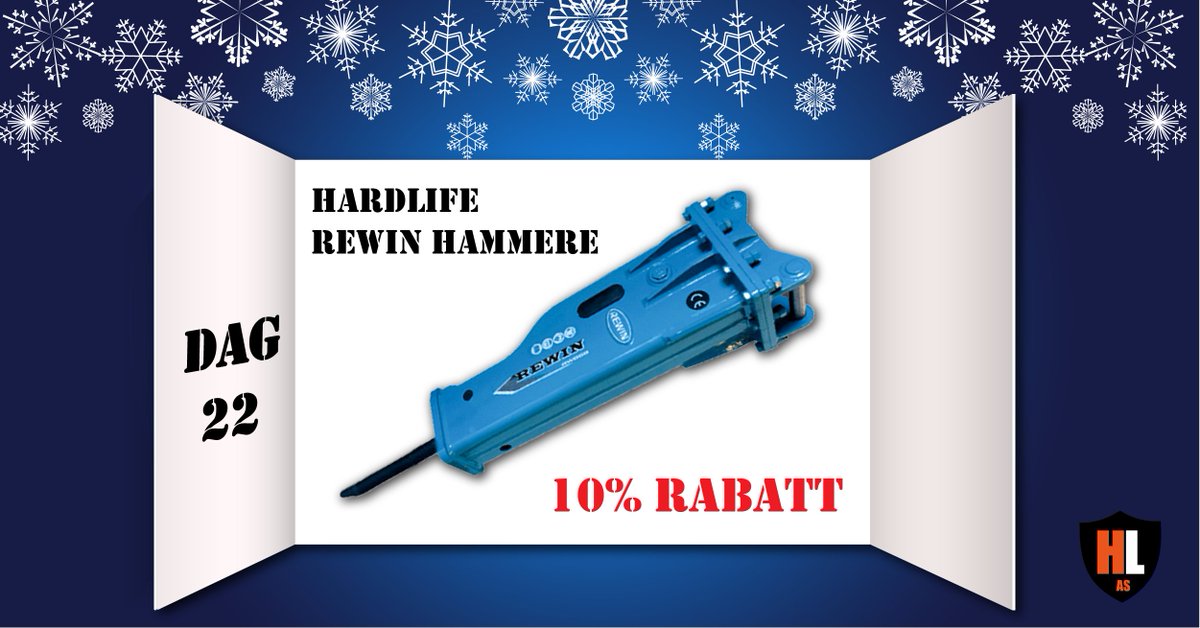 HardlifeAS's tweet photo. Dag 22!
Kjøp et Hardlife- Rewin Hydraulisk Hammer her til 40 fots container til 10% rabatt: 
https://t.co/l9VjeLWTby https://t.co/CzRcIxZmUW