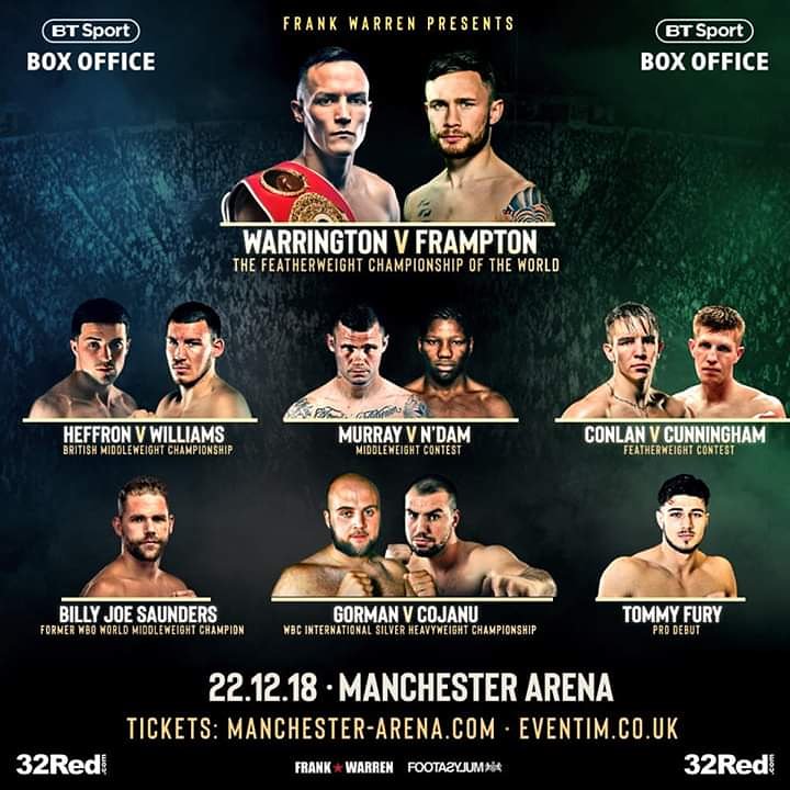 ESBRBoxing's tweet photo. ๐ฅFIGHT WEEK BABY๐ฅ
What a great card this!
Really looking forward to seeing some genuine 50/50 fights
@frankwarren_tv @shane_dyer123 #Boxing #7DaysOfBoxing #WarringtonFrampton #HeffronWilliams https://t.co/MXQgAtfZC9