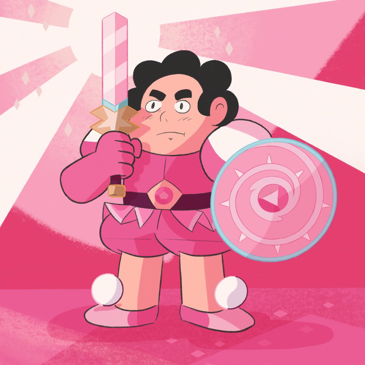 RobbieCathro's tweet photo. I’m so excited for this Steven Bomb to begin and to see Stevens Pink Diamond outfit in action 💎 #stevenuniverse #stevenbomb #diamonddays https://t.co/Cuzy1J0Kke