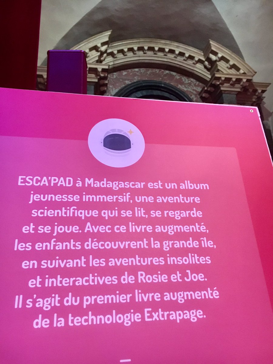 Un lieu insolite pr découvrir des projets innovants ! #edtech #superedtech <a href="/escapadthebook/">Esca'Pad The Book</a>