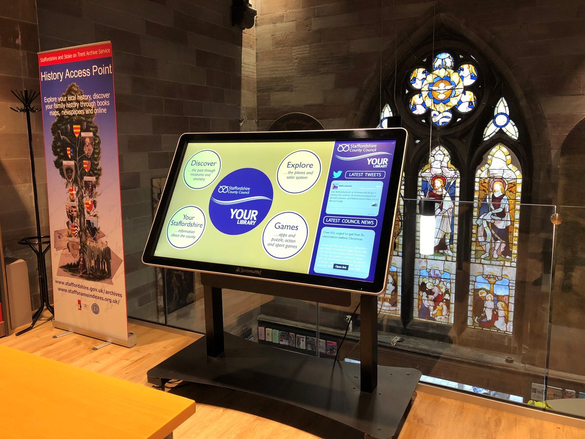 StaffordshireCC's tweet image. The new #LichfieldLibrary, Tourist Information Centre, History Access Point &amp;amp; performance space at @StMsLich in #Staffordshire is open today! Go along and see the beautiful building and all the facilities 😀📚 @StaffsLibraries