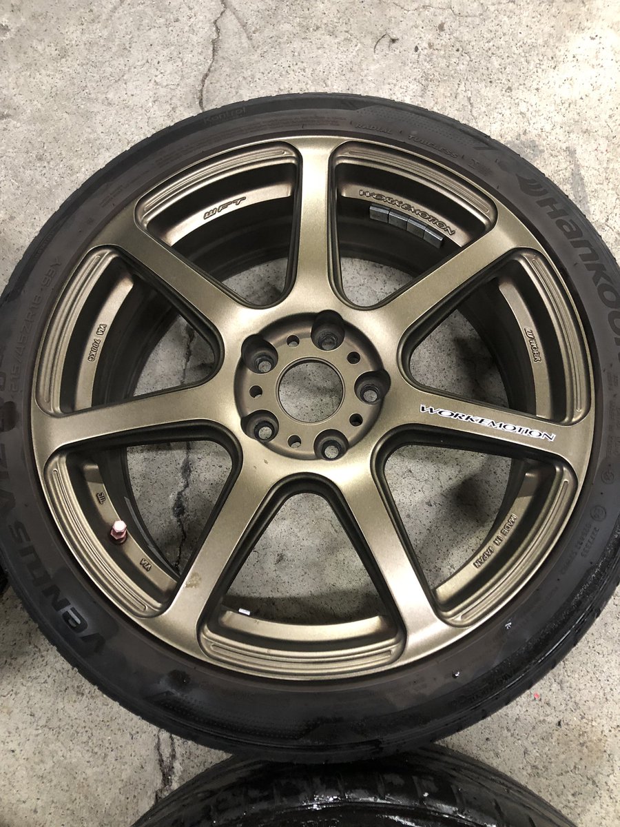 tanayan_s2k's tweet photo. #forsel
#ホイール売ります
#WORK
#T7R
18インチ 7.5J +38 +47 5H114.3
ガリ傷無し
タイヤ溝無し
直渡し6.5万
着払発送7万 https://t.co/gxRBXlSQY7