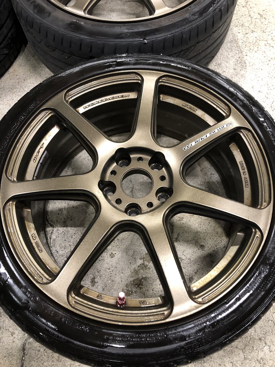 tanayan_s2k's tweet photo. #forsel
#ホイール売ります
#WORK
#T7R
18インチ 7.5J +38 +47 5H114.3
ガリ傷無し
タイヤ溝無し
直渡し6.5万
着払発送7万 https://t.co/gxRBXlSQY7