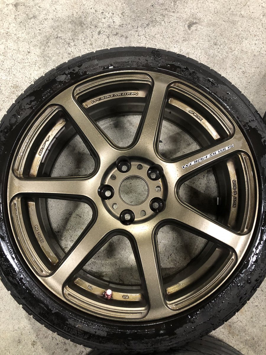 tanayan_s2k's tweet photo. #forsel
#ホイール売ります
#WORK
#T7R
18インチ 7.5J +38 +47 5H114.3
ガリ傷無し
タイヤ溝無し
直渡し6.5万
着払発送7万 https://t.co/gxRBXlSQY7