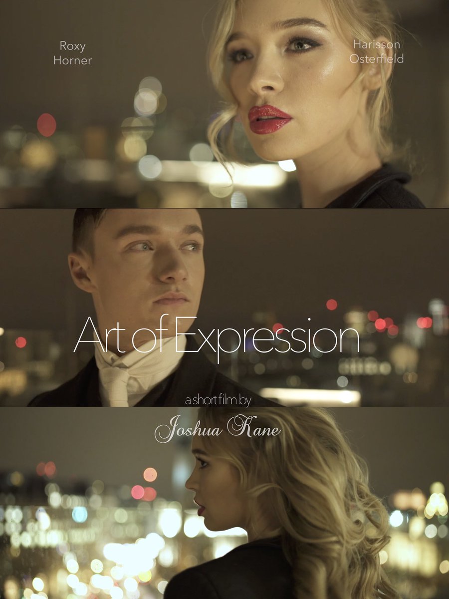 joshuakanebespk's tweet photo. Today is the day! 7 pm tonight I will be hosting a private screening for the short film I have written and directed... titled #ArtOfExpression a project taking the best part of a year. I can’t wait! #film @roxyhorner @hazosterfield #harrisonosterfield #roxyhorner #joshuakane https://t.co/8jGlxohllF