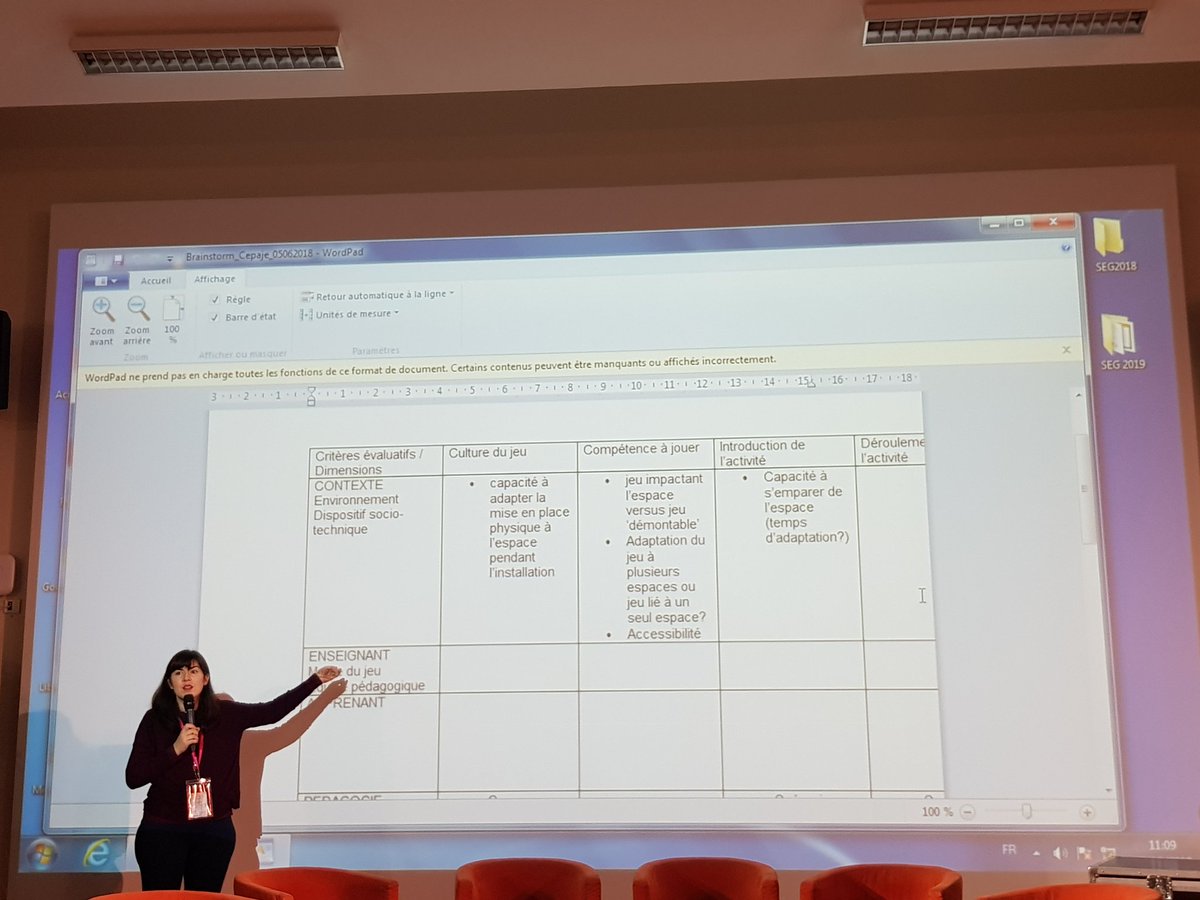 mariellleonard's tweet image. Présentation du modèle #CEPAJe lors de #SEG_2018