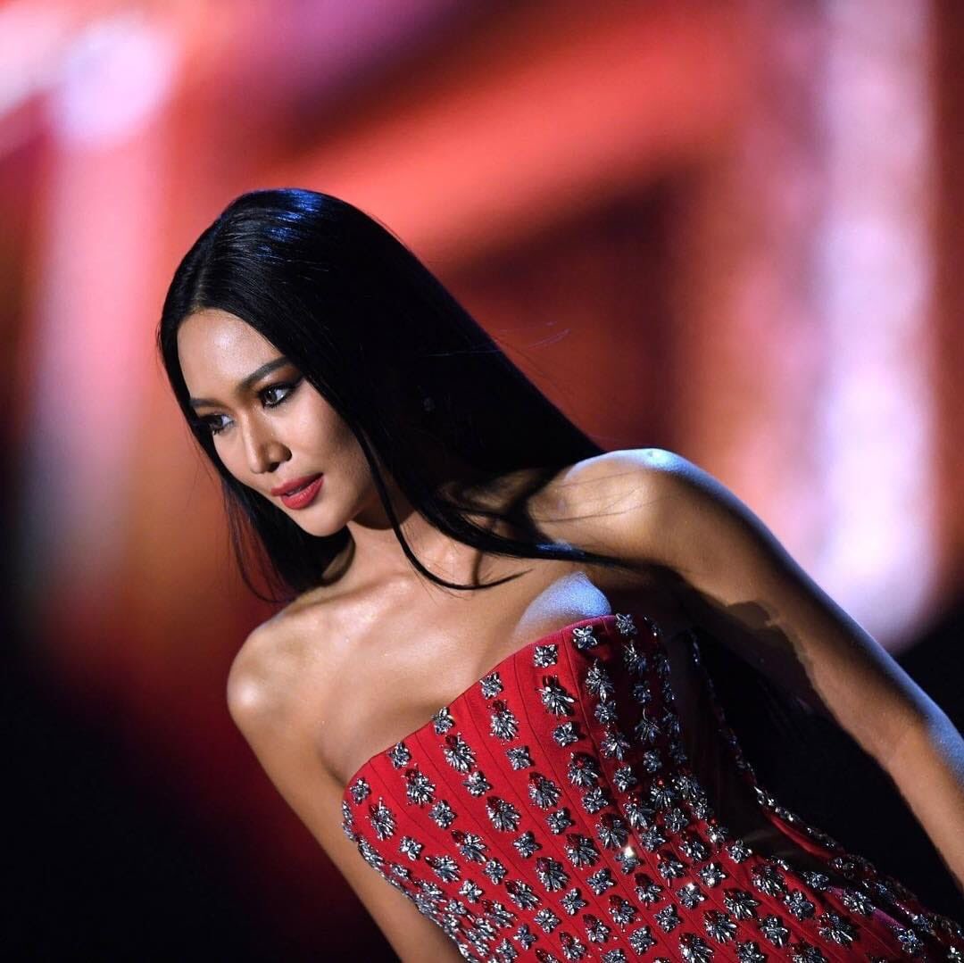 aumkk's tweet image. รักนะ @ningsophidaa @ning_ning_ning9 #MissUniverse #Thailand #MUT2018