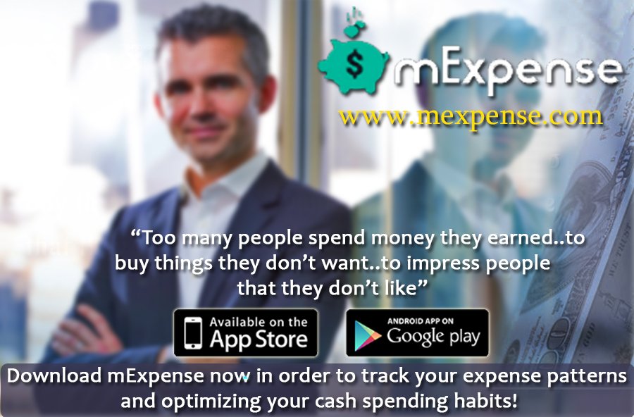 mexpenseapp's tweet image. Too many people spend money they earned..to buy things they don't want..to impress people that they don't like.
#MExpense #MExpenseApp #ExpenseControl #MoneyControl #Budget #BudgetControl #ExpenseCalculator