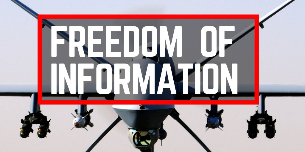 EFADrones's tweet photo. Despite all their issues, governments remain secretive about the use of armed #drones . 

Here's how you too can use Freedom of Information requests to help transparency and accountability, open debate on their effectiveness, and uphold the rule of law:

https://t.co/xBnzYywoIZ https://t.co/P4Wv98zHdf