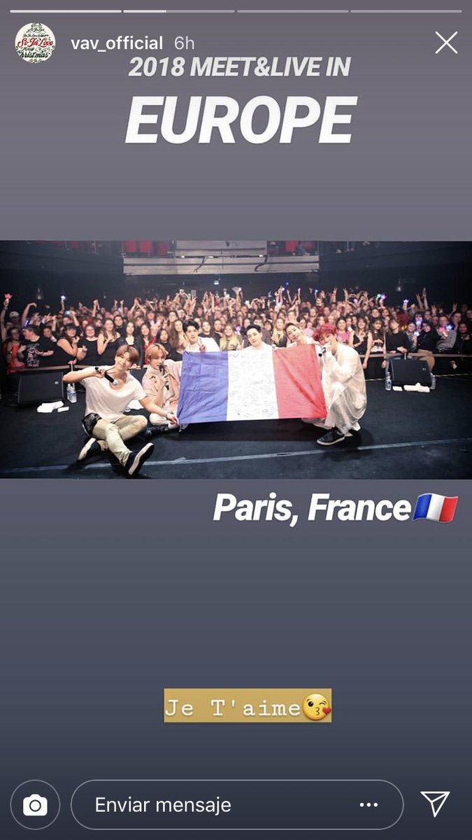 Lou_Spain96's tweet photo. [UPDATE]181217

Actualización en la historia de la cuenta de instagram de #VAV con #Lou (#로우) 

©️vav_official 

#VAV #브이에이브이 #VAMPZ https://t.co/Fvhb8CaBcZ