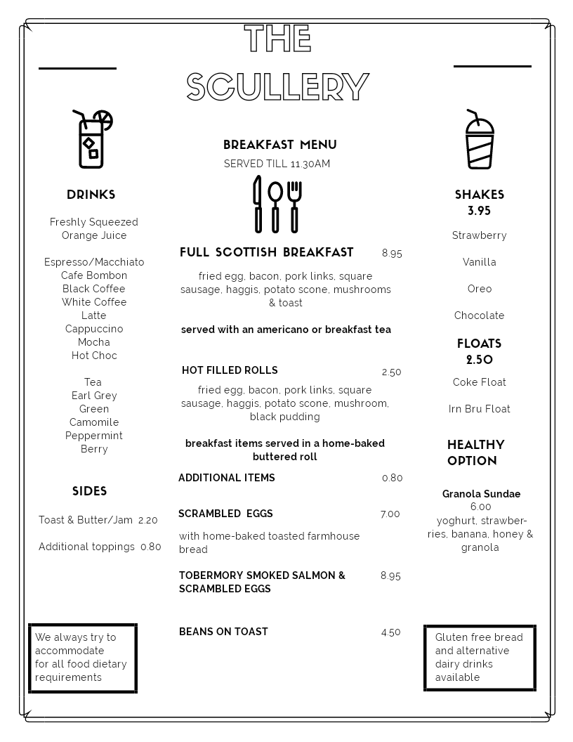 TobScullery's tweet photo. We are back opened folks! Check out our winter menus! Breakfast till 11.30am, lunch 12 - 4pm 

#tobermoryscullery 
#scotspirit
#Mull 
#localbusiness 
#cafe 
#bestcoffeeintown
#breakfast
#lunch
#mainmeals
#MullandIonaFoodTrail https://t.co/qsm941Rfy5