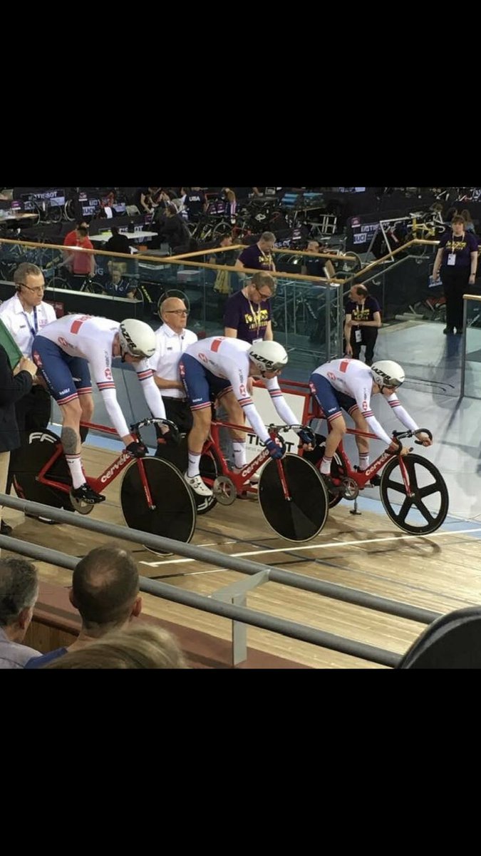 WBjergfelt's tweet photo. This first picture sums up really nicely what an awesome weekend I had ๐ค I absolutely loved racing the @UCI_Track @UCI_paracycling #London #worldcuptrack with my @BritishCycling team. Incredible crowd support and I canโt wait to do more of these going forward ๐ https://t.co/D5dec9PS2H