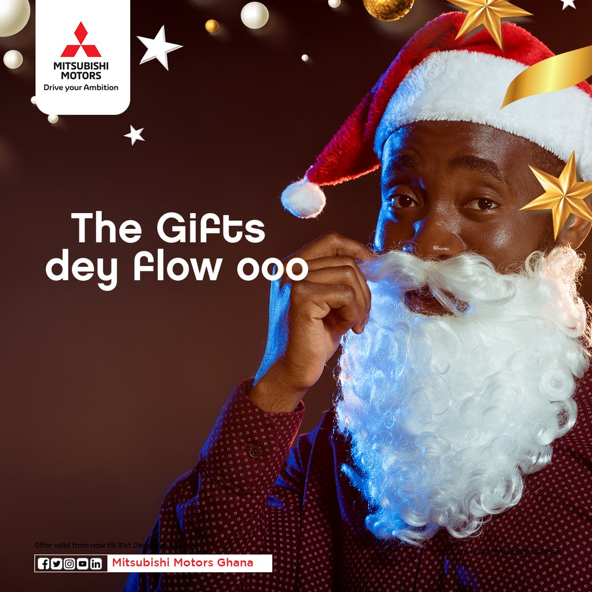 mitsubishigh's tweet photo. The Gifts still dey flow ooo.

Buy a Mitsubishi vehicle today
and get instant gifts.

No raffle!

Visit our Airport Showroom or Call 0302 742 100
CFAO Ghana, Sole authorized distributor of Mitsubishi vehicles in Ghana.

#MitsubishiMotorsGhana 
#DriveyourAmbition

Bronya, go be! https://t.co/KTwejMbAZ9