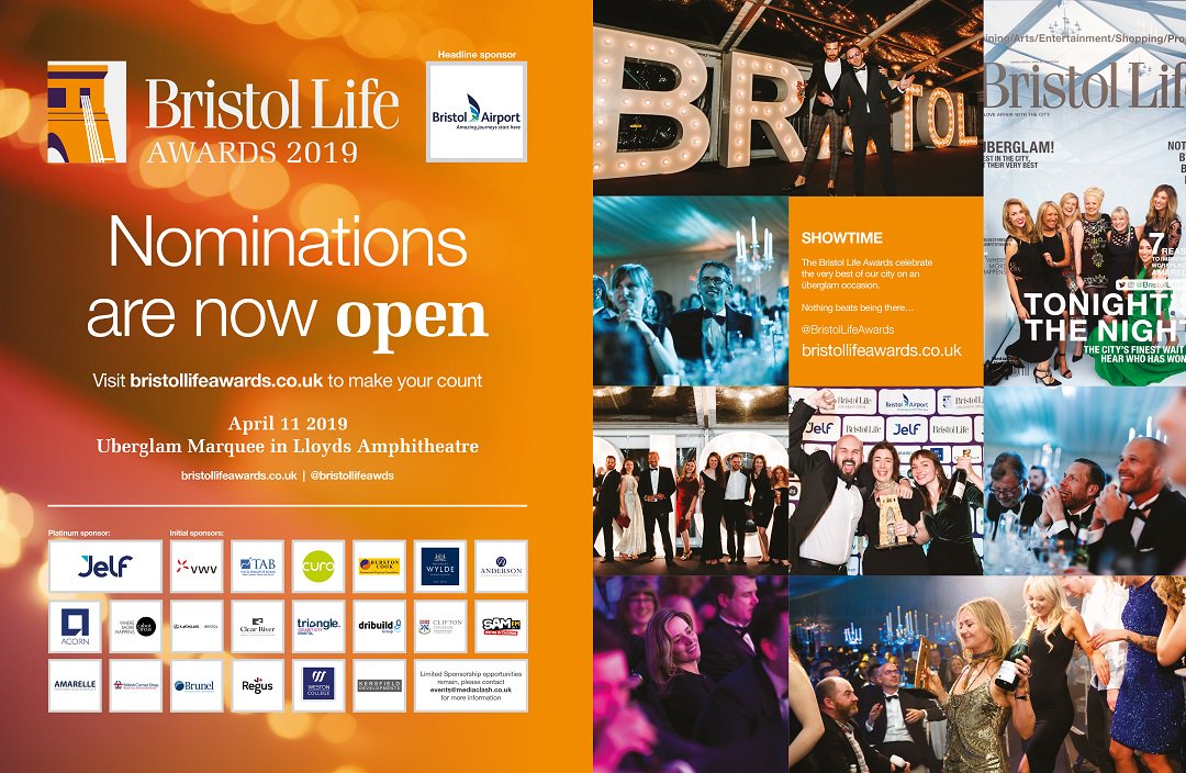 BristolLifeAwds's tweet photo. Nominations are now open!! Get yours in this week and give your business an early Christmas present!
Treat yourself: https://t.co/NmKmAWaAaZ https://t.co/F2QiimalGN