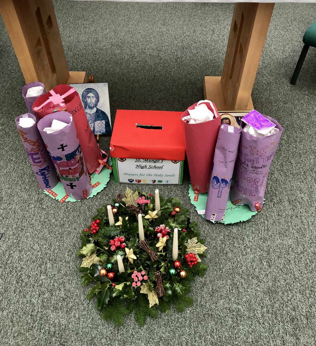 miss_keenan1's tweet image. #Advent2018 S3 taking their wreaths to the Oratory @StMungosFalkirk @StMungosRE