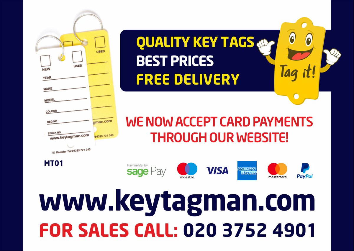 keytagman's tweet photo. Key tags from the keytagman
we are now taking debit cards On-line #debitcards #creditcard #americanexpress https://t.co/jrSS2DnF1U