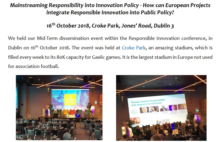 innocompass's tweet photo. @MARIEinterreg @RRING_PROJECT @EUMarinaRRI @euSMARTmap @RRIPRACTICE @interregeurope @INTERREGTweets It was a great to take part at the @MARIEinterreg #MidTermEvent - Mainstreaming Responsibility into Innovation Policy - taking place at the
@responsibleinno Summit
with our colleagues from @RRING_PROJECT @EUMarinaRRI @euSMARTmap @RRIPRACTICE @interregeurope @INTERREGTweets https://t.co/FPpQdT5cjt