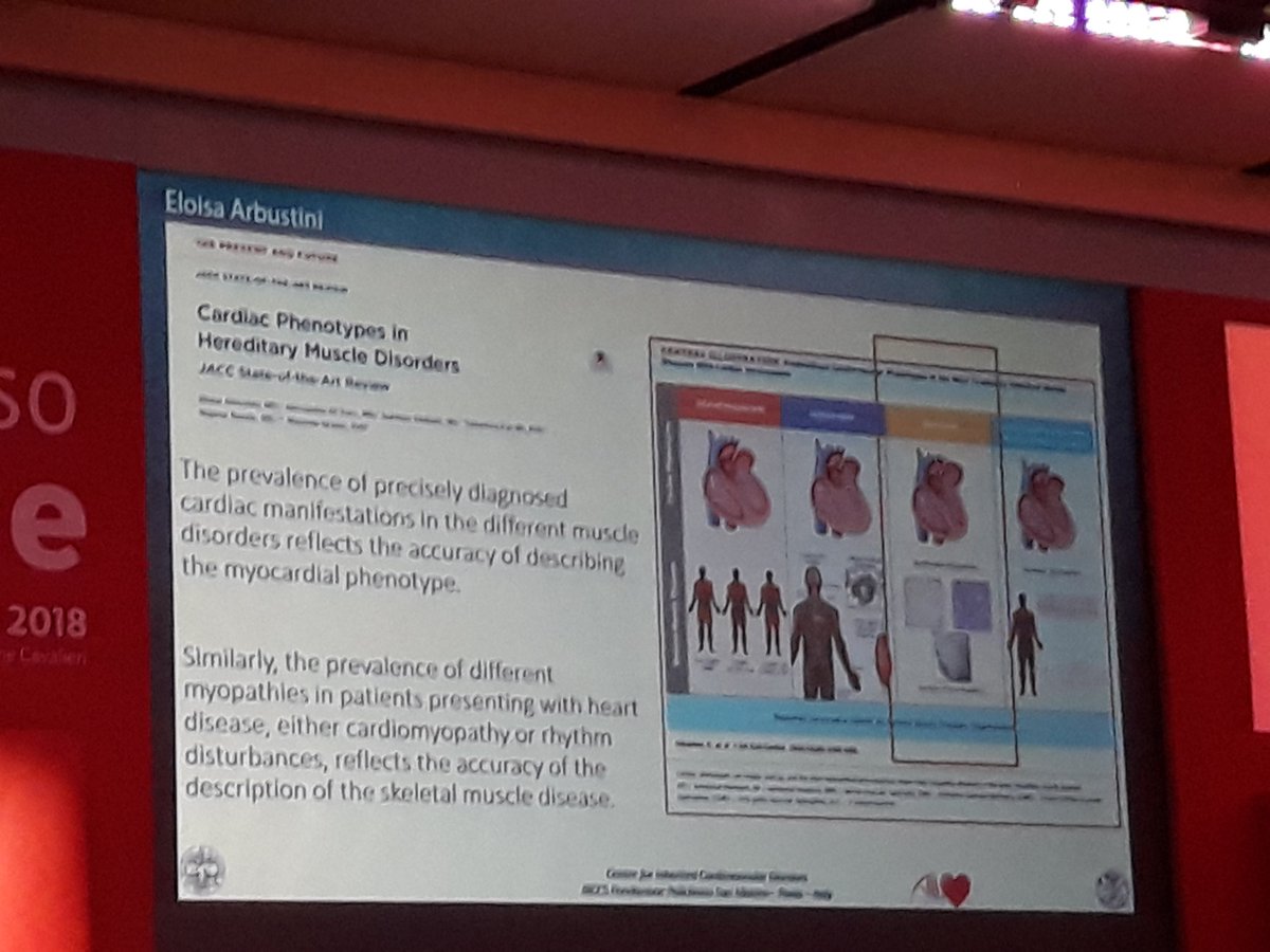 SilCastelletti's tweet photo. Prof Arbustini: The #cardiologists have a key role in the evaluation of the pts w #muscledisorders #Distrophy as they may develop a #cardiomyopathy #SIC2018 #SICCongress #ItalianSocietyOfCardiology @Cipeciop1964 @glimongelli @CrottiLia @JGrapsa @GiuseppeGalati_ @IndolfiCiro https://t.co/KVjBlIKS7T