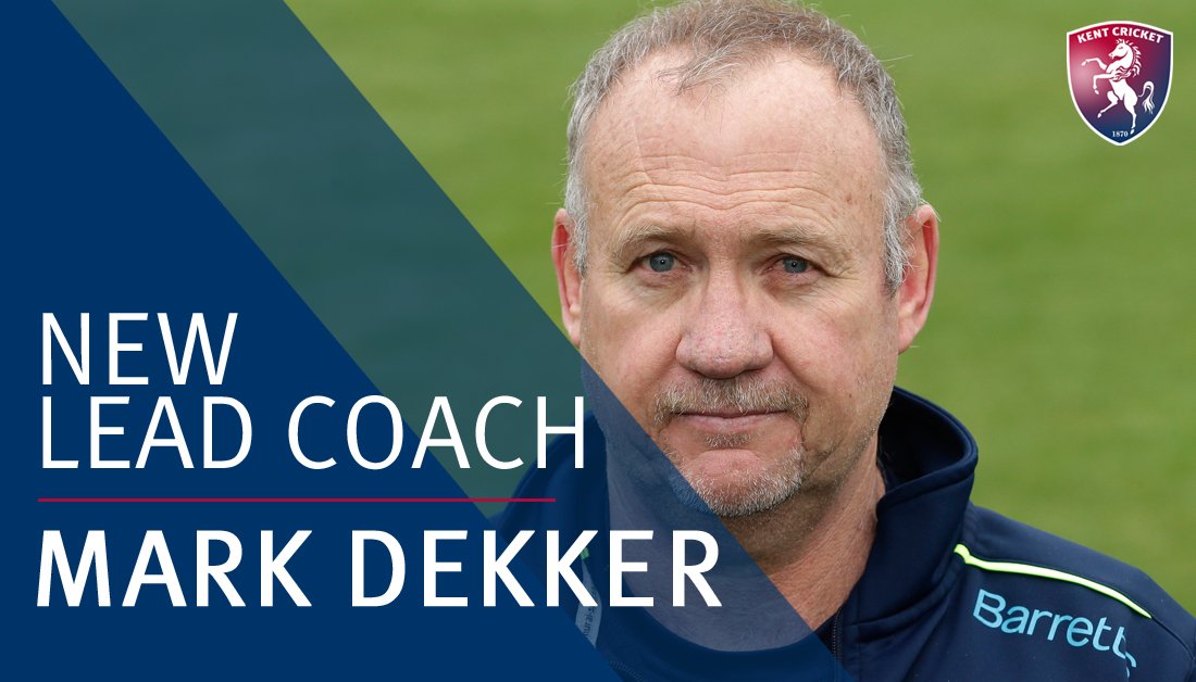 📝 BREAKING NEWS:

We're pleased to announce that former <a href="/ZimCricketv/">Zimbabwe Cricket</a> Test batsman Mark Dekker has been appointed as Kent Women's lead coach going into the 2019 season.

Full story 👉 kentcricket.co.uk/news/former-in… #SuperKent