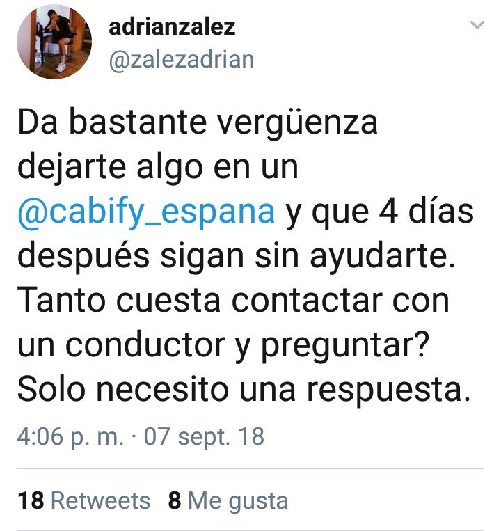 K_Vii_Faii's tweet photo. @C_pareja_c @LeaksUberCabify @cabify_espana A ver si tardan menos o siquiera contestan. En el fondo te ayudamos los taxistas ya que hasta que un tweet no tiene muchos comentarios Cabify no entra al trapo para tratar de limpiar su imagen... No siempre ocurre por eso. https://t.co/U0sygwp098