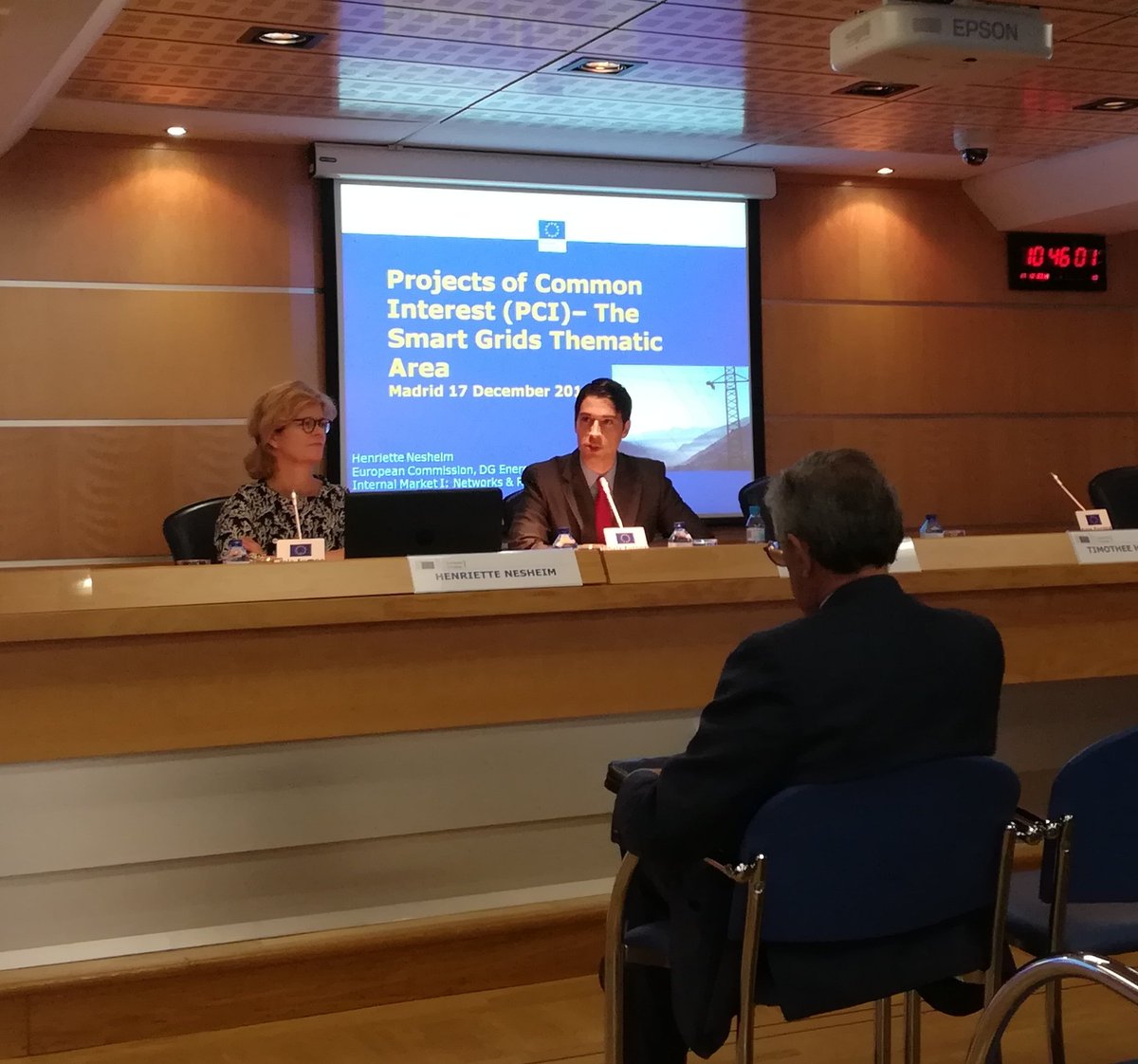 jose_terras's tweet photo. EDP Distribuição at Infoday for Smart Grids and Projects of Common Interest in Madrid #horizon2020 #pci #inovgrid #smartgrids https://t.co/PQqqBUlglM