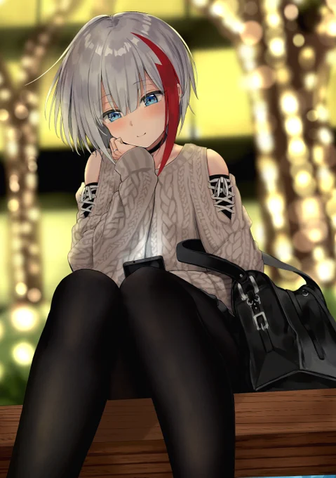 待ち合わせ中シュペーちゃん #アズールレーン 