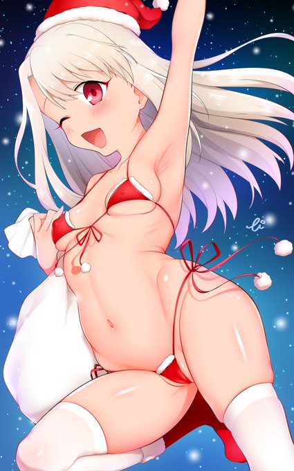 お待たせしました!フォロワーさん700人突破記念でイリヤちゃんのサンタ姿を描きました(ㆁωㆁ*)皆様よいクリスマスを❤

pixiv:https://t.co/RMvVGq9mkx 