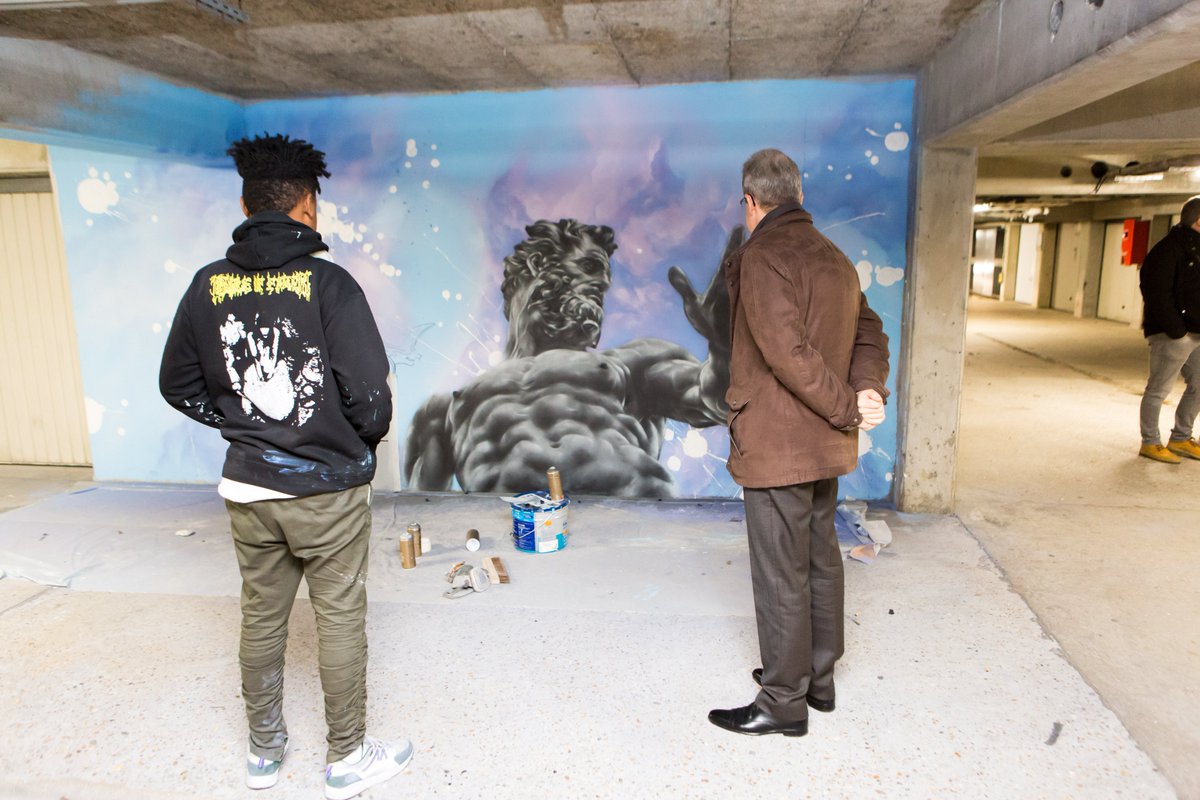 [DANS LE PARISIEN 77] A #Torcy, avec <a href="/Domaxis_ESH/">Domaxis</a> et <a href="/ApesDsu/">L'apes</a>, 9 graffeurs sont venus réinventer un lieu de #partage insolite : le parking du #SquareNeptune ! Retrouvez le travail des artistes sur bit.ly/2EzSj05 et l'article du <a href="/LeParisien_77/">Le Parisien | 77</a> sur bit.ly/2A3553n