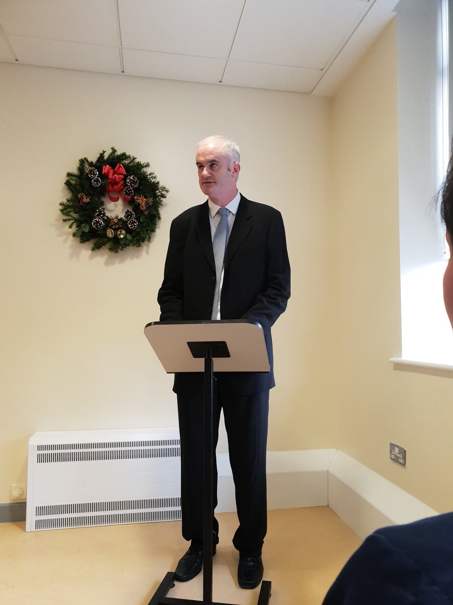 ConnollyNursing's tweet photo. Dr. Leo Varadkar officially opening our Stroke Unit here in Connolly Hospital. Opening address Eamon Dolan, Margaret Boland and Lisa Donnelly. Special welcome to patients and their families
#FASTpositive #stroke #MDT https://t.co/LQiOlTosiz