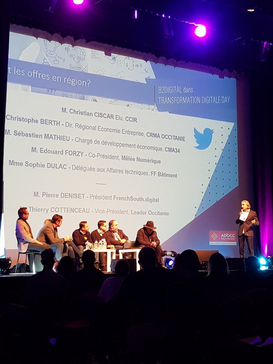 LeaderMontpell2's tweet photo. 💡 Troisième table ronde : Les différentes offres sur le territoire d'occitanie avec  @CCIoccitanie @ADOCC @FrenchSouthD @La_Melee @LeaderOccitanie @LeaderMontpell2 @CRMA_Occitanie @FFB_Occitanie @CCIoccitanie @DigitalPlaceICT #TransfoDigitaleDay #digital #montpellier #Event https://t.co/ns8qCR0q4p