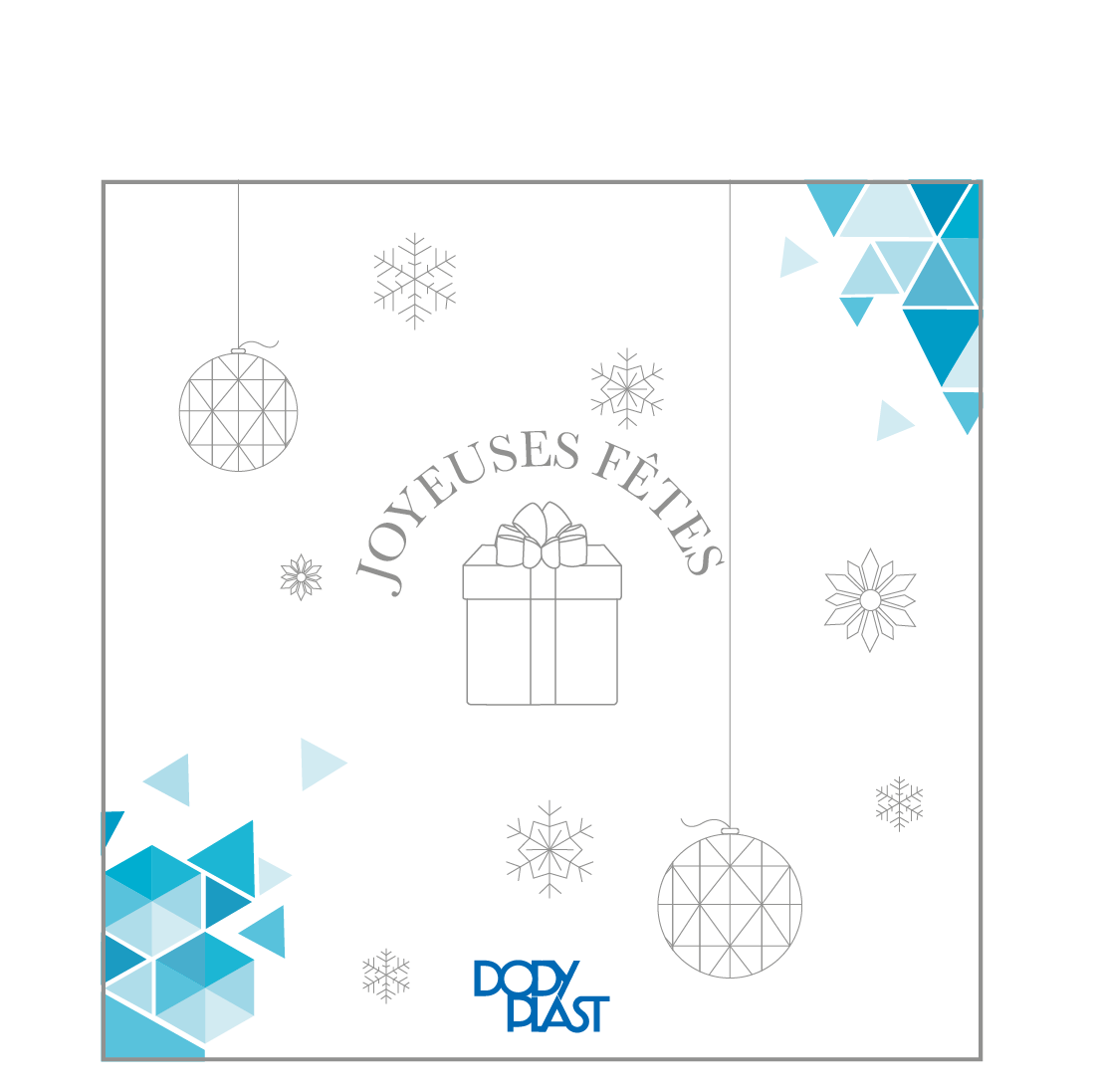 DODY PLAST, 60 d'expertise et de sur-mesure dans les emballages vous souhaite de Joyeuses Fêtes.
dodyplast.fr