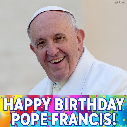 Happy 82nd Birthday to The People s Pope, Pope Francis! 