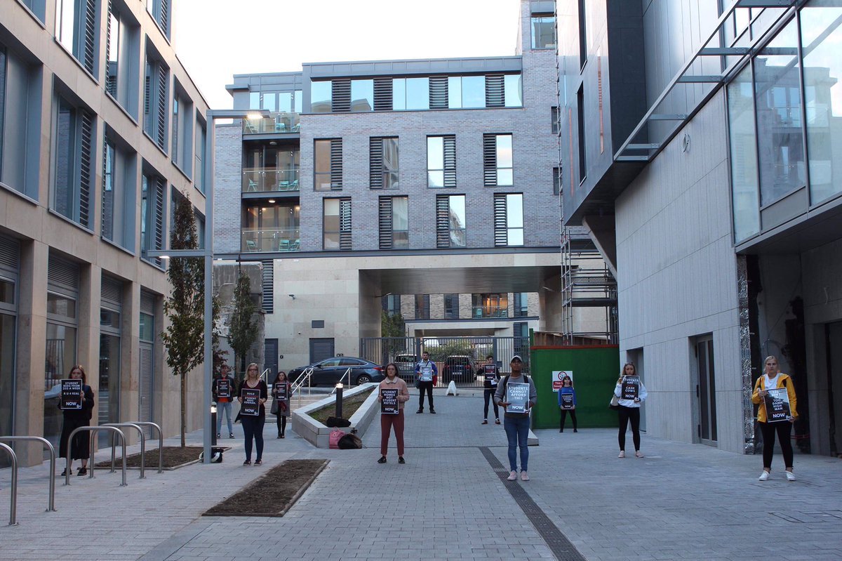 sorcham12's tweet photo. 2. Shanowen increasing their prices flipped a switch in DCU student engagement. Quickly we found ourselves part of the ‘student movement’ &amp; before long realised the power of the student voice. Hashtags followed.. #ShanowenShakedown #StudentLockOut #Educationls #SaveOurShepherd https://t.co/4lfMcQaMMa