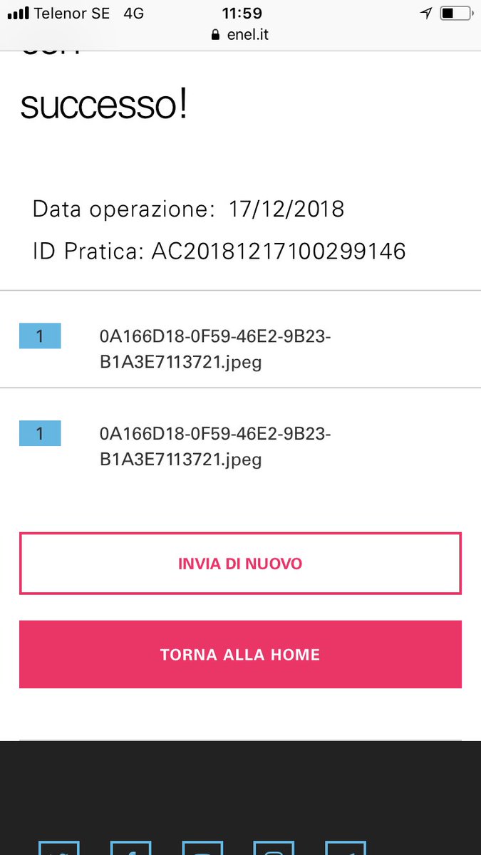 elisa_pin's tweet photo. @EnelEnergiaHelp Ho inviato più volte dei documenti caricandoli dal sito, ad oggi nessuno ha ancora normalizzato la situazione. https://t.co/GTDD4HrM0v