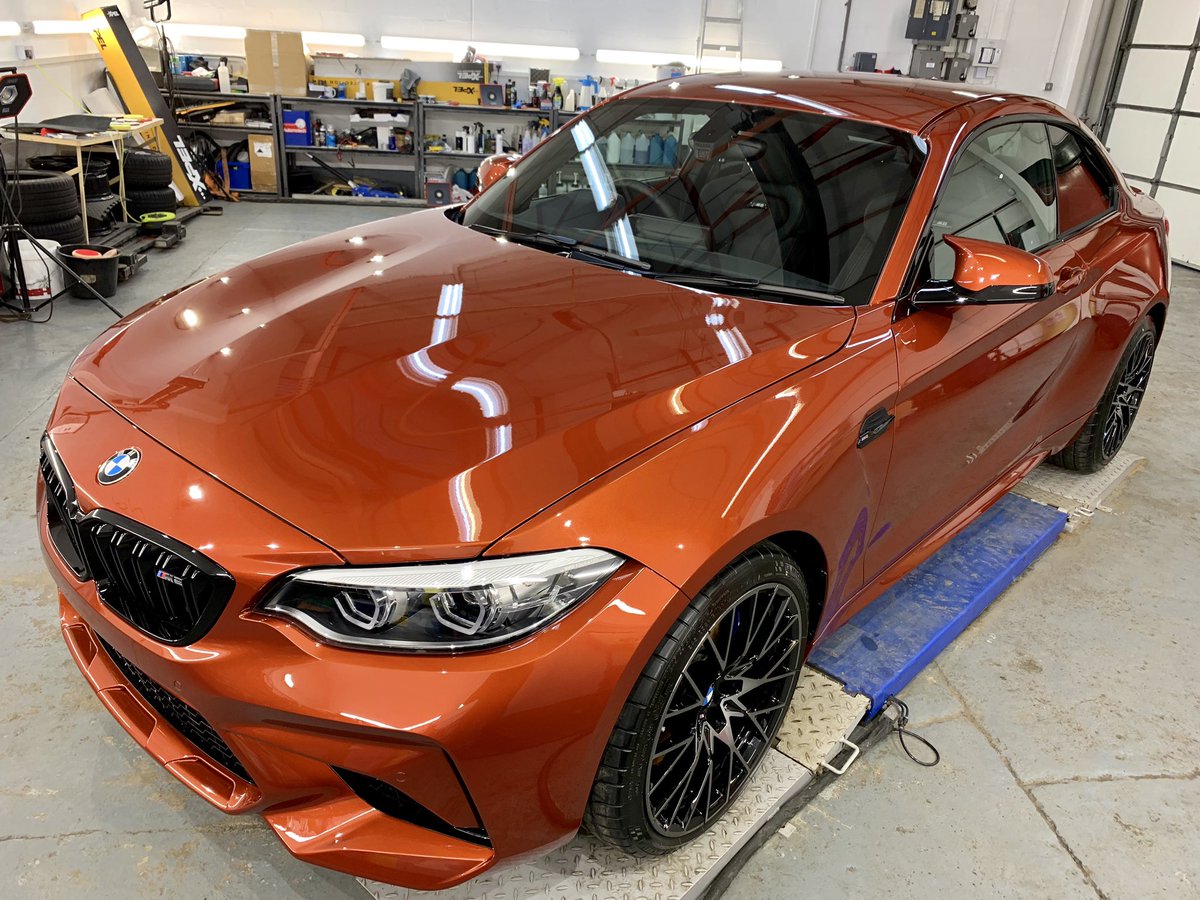 ARDetailing1's tweet photo. Bmw M2 comp following #xpel ultimate plus paint protection film application to full front end and sideskirt package. #detail #detailing #ardetailing #glasgow #bmw #bmwm2 #bmwm2competition #xpel #xpelultimate #ppf #paintprotection https://t.co/rWAQrMEe99