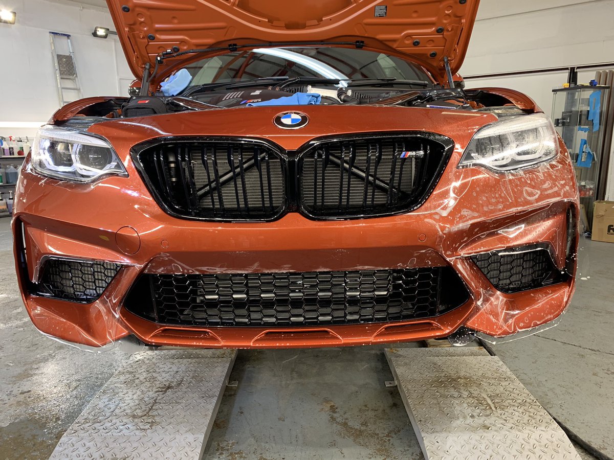ARDetailing1's tweet photo. Bmw m2 comp following Xpel ppf application. https://t.co/eKlJjtiFIM