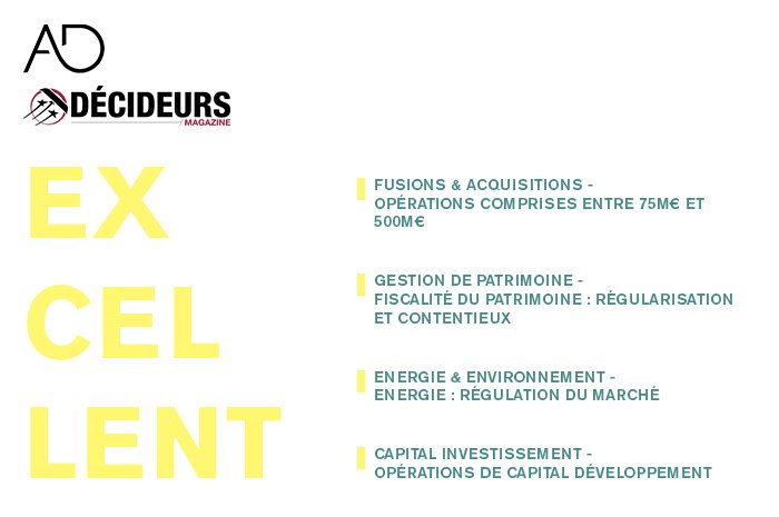 Félicitations à nos équipes classées "Excellent" dans de nombreuses pratiques par <a href="/MagDecideurs/">Décideurs Magazine</a> 👏