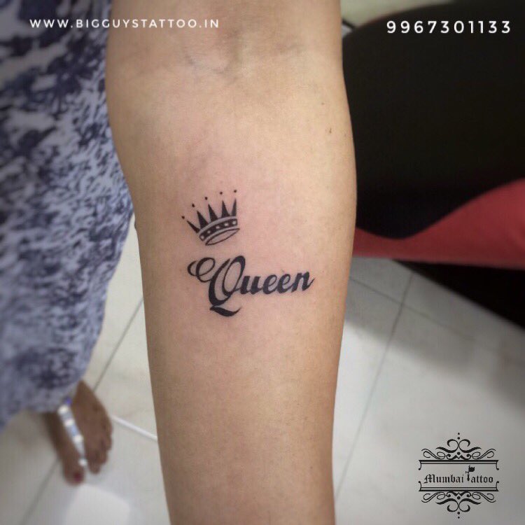 Queen and King Crown Tattoo / King Tattoo / Queen Tattoo / Couple Tattoos /  BFF Tattoo / Matching Tattoo - Etsy