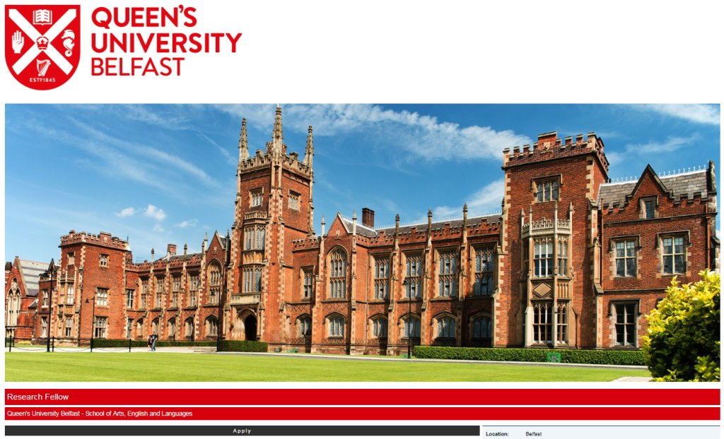 CrimeFictionRG's tweet photo. Apply to become a Research Fellow in European Crime Fiction at Queen’s University, Belfast https://t.co/R7KkZUTDU7 https://t.co/NUdaDIWRfs