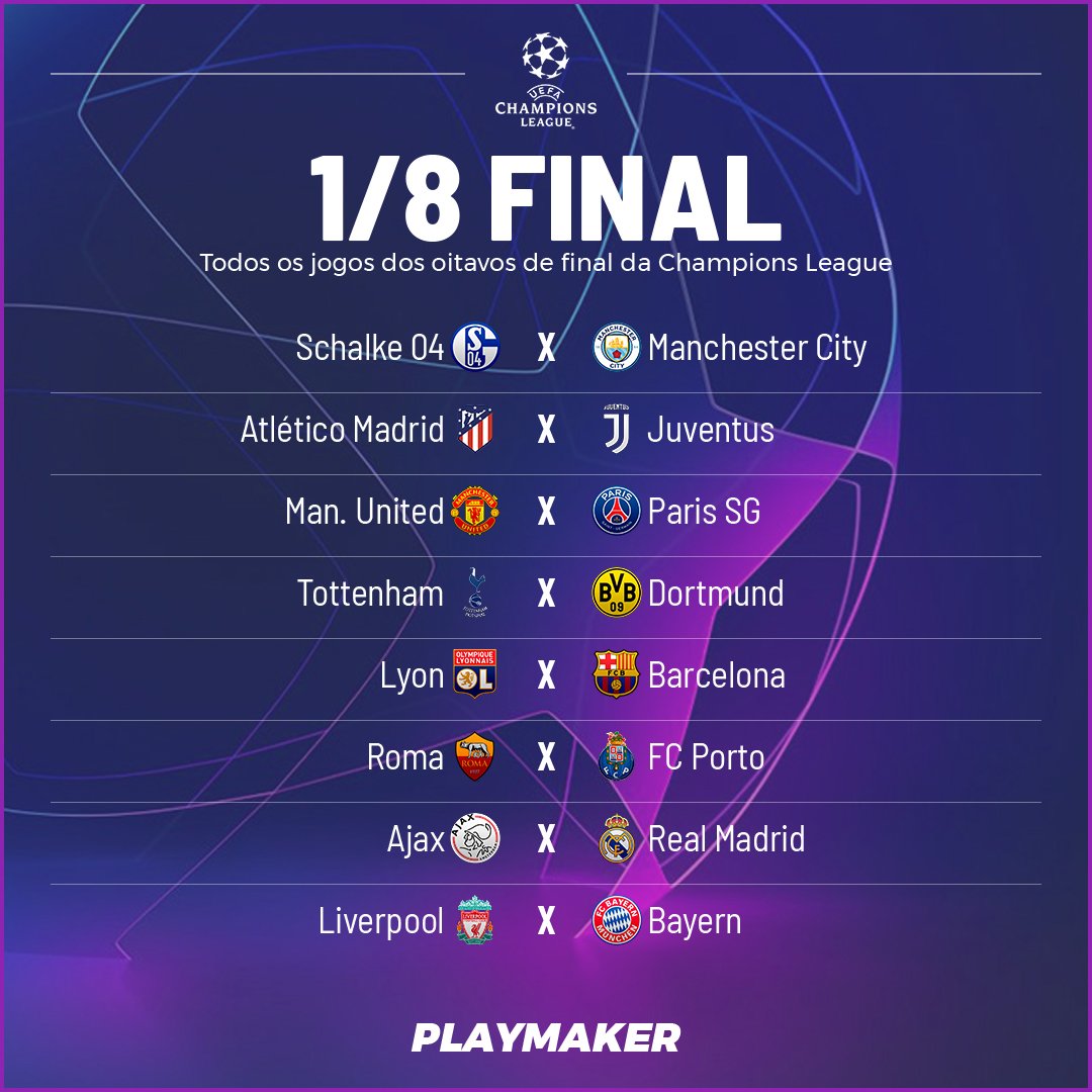 Sorteio dos oitavos-de-final da UEFA Champions League: Onde e quando é,  quem participa?, UEFA Champions League