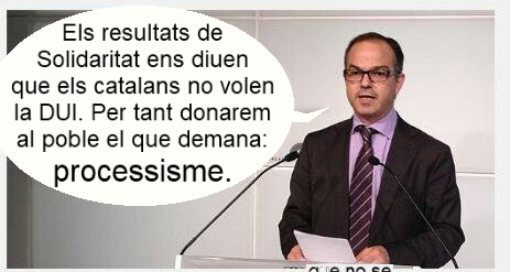 mats_jordi's tweet photo. El problema de les #primàries és el poble. No s'hi pot fer res quan el poble rebutja la independència i només vol processisme xaró. Ja ho va sentenciar el processista de pro Jordi Turull: "Si el poble vol processisme, tindrà processisme". El poble mana. #Processismenonstop https://t.co/mNMfPFPA1d