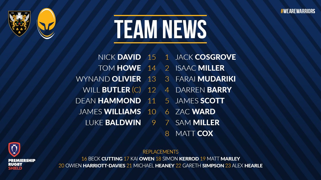 Worcester Warriors tweet media