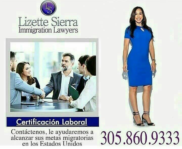 LSierraLaw's tweet photo. Contáctenos, le ayudaremos a alcanzar sus metas migratorias en los Estados Unidos de la manera más rápida, eficiente y efectiva:
Tlf: (305) 860.9333
Email: Lizette@LSierraLaw.com
Web: https://t.co/uwyegIqDq3
#lizetteSierra, #abogadadeinmigración #immigrationlawyer https://t.co/zBakTDNhpe