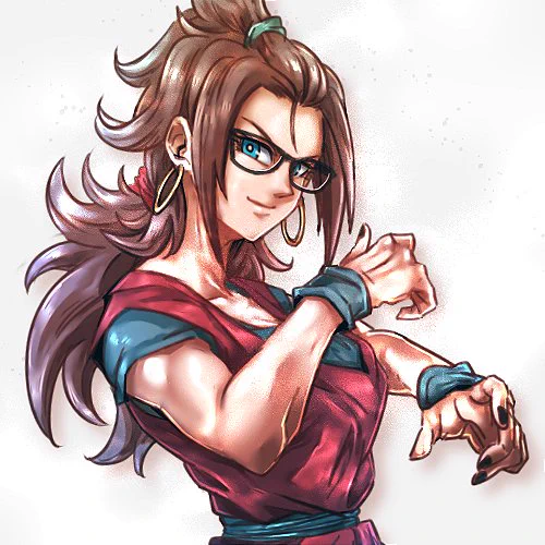 ('-`).。oO(バキバキ) #ドラゴンボール #人造人間21号 